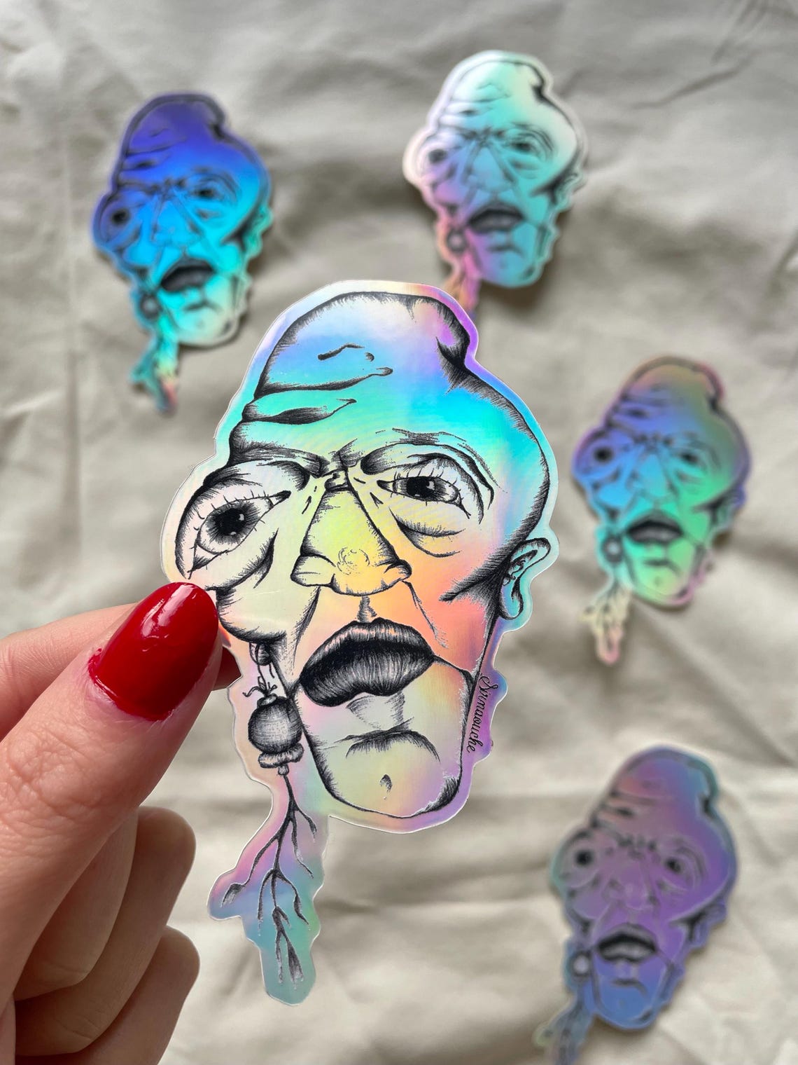 Bongo Sticker – Premium Holographic Vinyl - Etsy