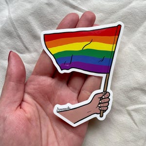 LGBTQ+ Flag Sticker - Premium Vinyl