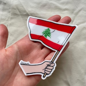 Lebanon Flag Sticker - Premium Durable Vinyl