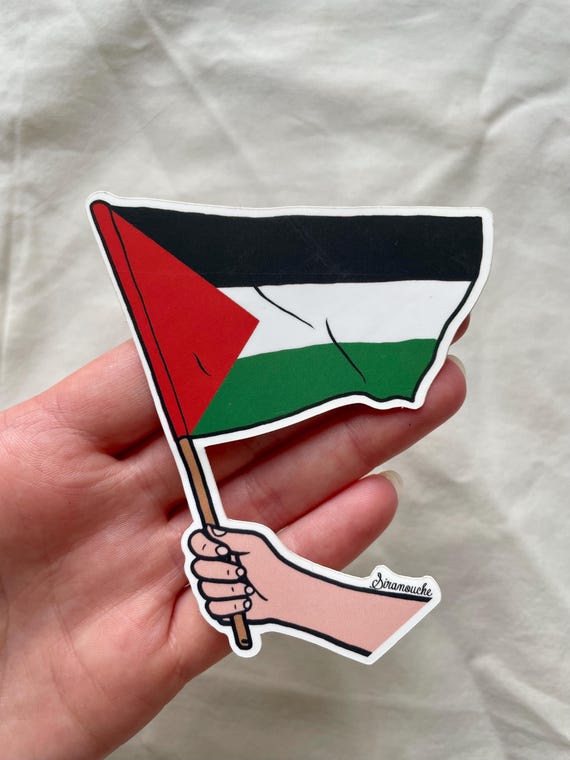 Sticker Drapeau de la Palestine – vinyle de qualité supérieure
