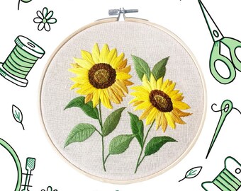 Sonnenblume Stickmuster, Blumen Handstickerei, Anfänger Stickanleitung, Blumen Stickmuster, DIY Stickerei, Digital PDF - Etsy.de Sonnenblume Stickmuster, Blumen Handstickerei, Anfänger Stickanleitung, Blumen Stickmuster, DIY Stickerei, Digital PDF - Etsy.de
