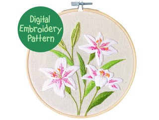 GNEGNI LIFE Kit Da Ricamo Colibrì E Fiori – 4 Pezzi Con Telaio 20 Cm, Fili E Video Tutorial