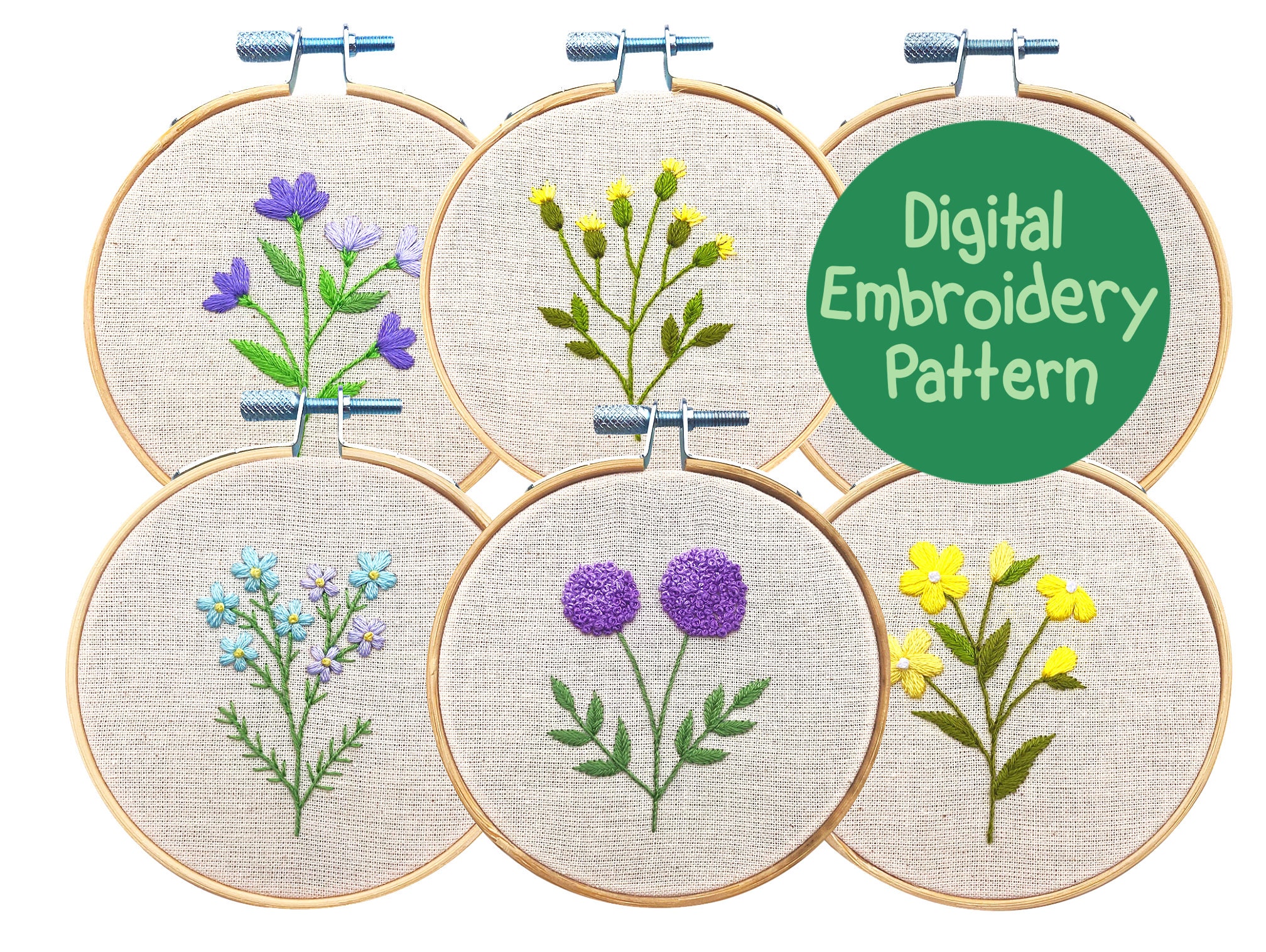 Embroidering Plants and Flowers for Beginners: 33 Plants to Stitch  (Landauer) Ready-to-Use Embroidery Patterns Inspired by Nature, with  Diagrams