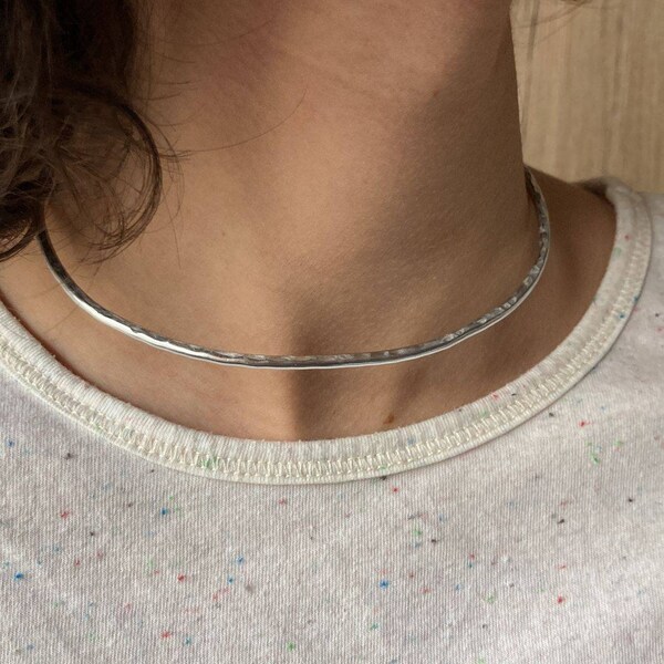 Metal Choker Etsy