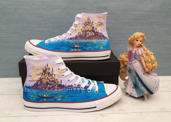 Converse Branded Custom Hand Painted Shoes Disney's 