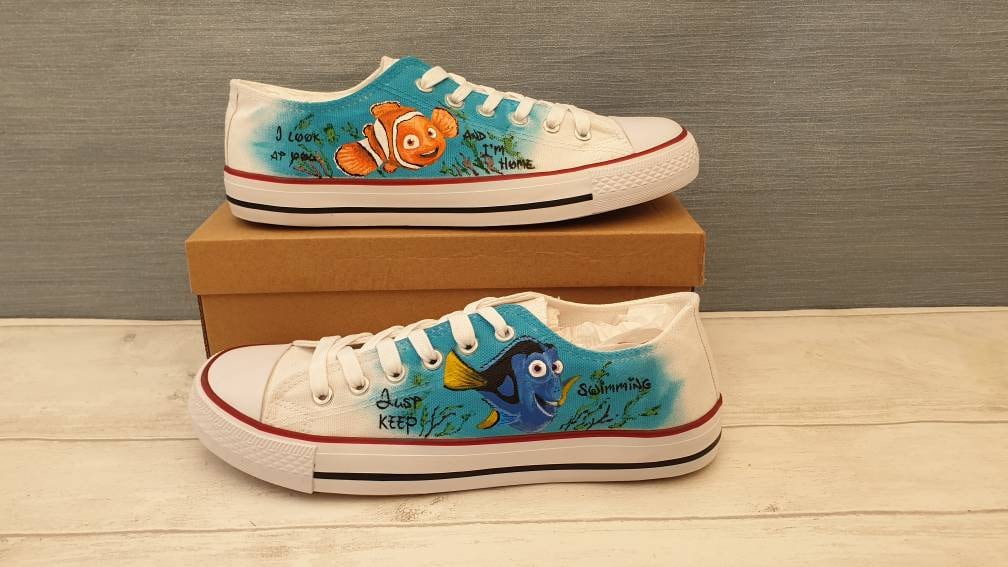 Hand Painted Converse : Your Choice of Characters 