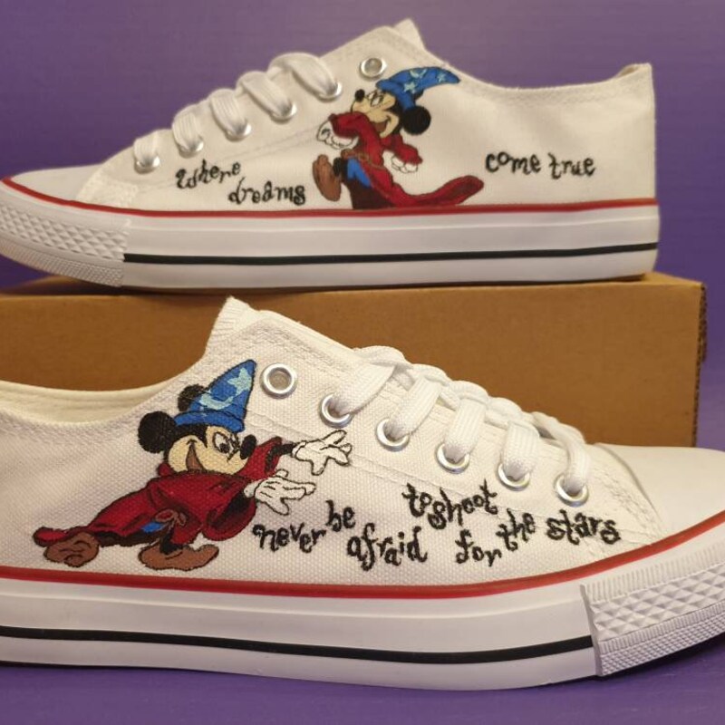 custom mickey mouse shoes