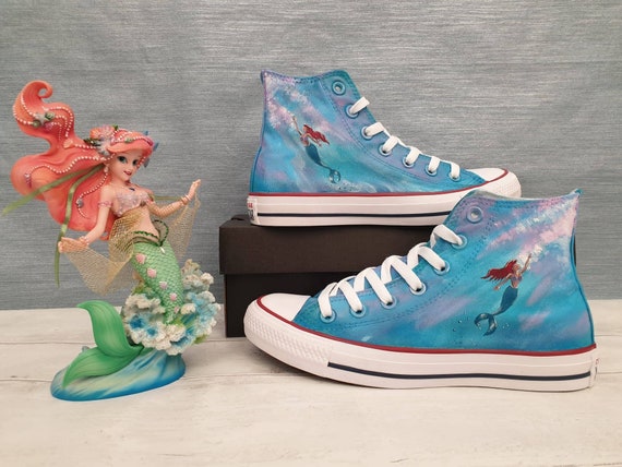 Custom Hand Painted Converse Shoes Theatre Themed Les -  Sweden