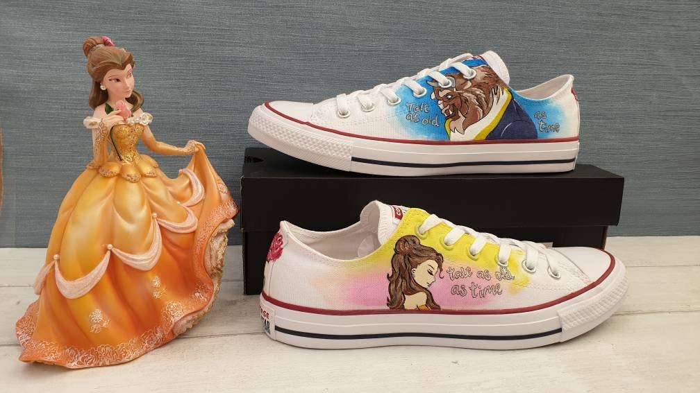 Custom Hand Painted Converse Shoes Theatre Themed Les -  Sweden