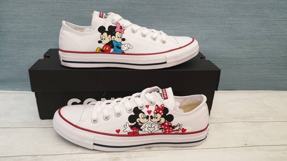 Disney Themed Shoes Hand Painted Shoes Custom Converse 