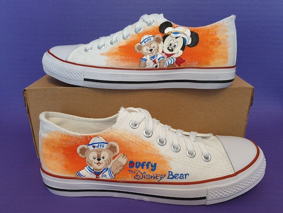 Custom Hand Painted Shoes Disney Duffy the & Mickey - UK