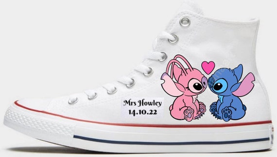Custom Hand Painted Shoes Disney Stitch Character Art Graphic