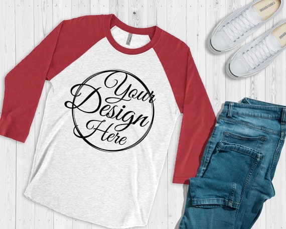 Next Level 6051 Vintage Red Heather White Unisex