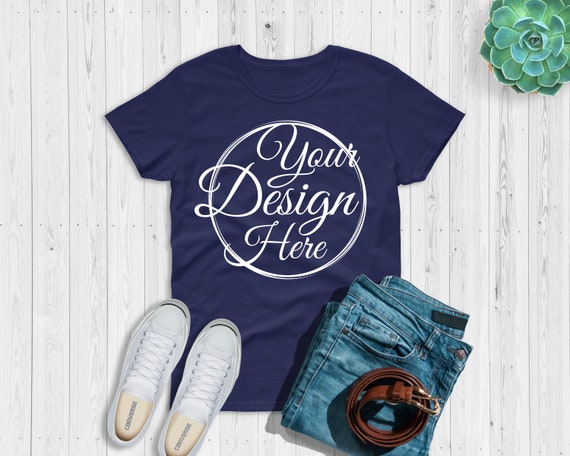 Download Gildan 500 T Shirt Mockup Cobalt Mockup Shirt Gildan Mock Etsy
