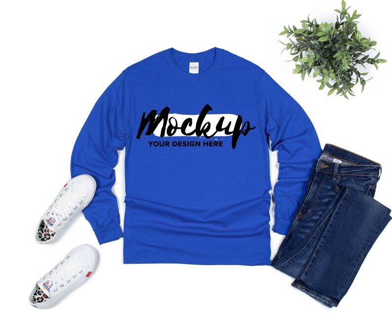 Gildan 2400 Long Sleeve Mockups 28 Hight Quality Mockups