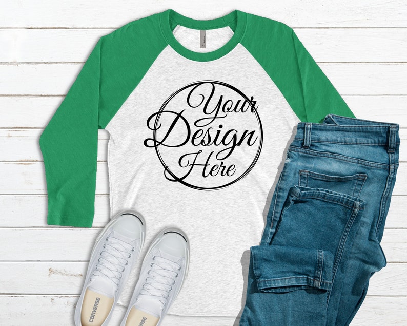 Download BUNDLE 10 Mockups Next Level 6051 Mockup Raglan Mockup ...