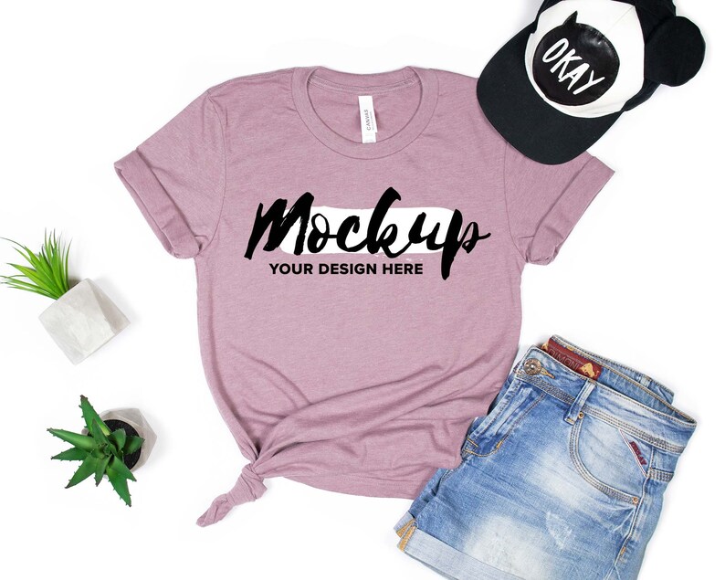 heather orchid bella canvas