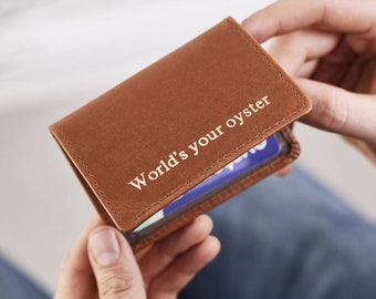 leather oyster card holder