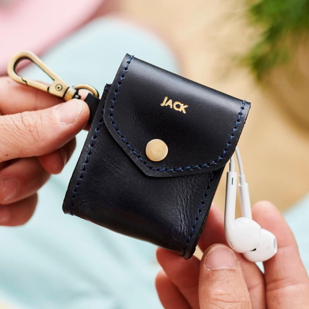 Personalised Leather Headphone Case Etsy UK