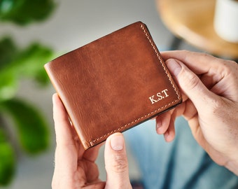 Handmade Leather Wallet with Personalisation