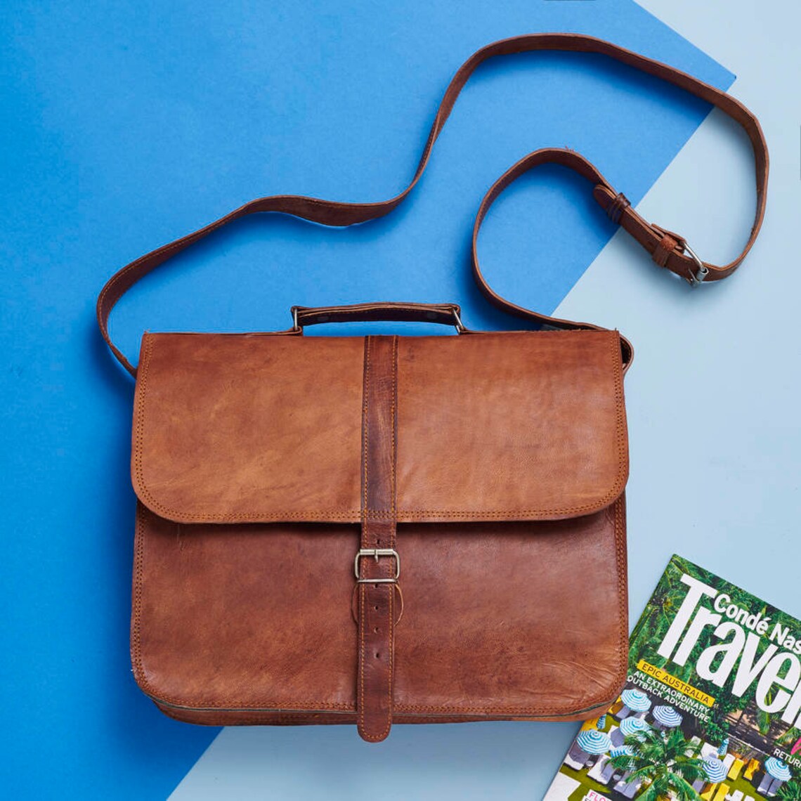 15 Personalised Leather Laptop Bag Etsy UK