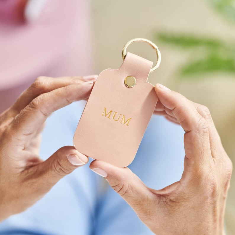 Handmade Leather Keyring with Personalisation - Perfect Christmas Gift for Dad, Grandad. Handmade, Luxury Leather, Gift Box image 5