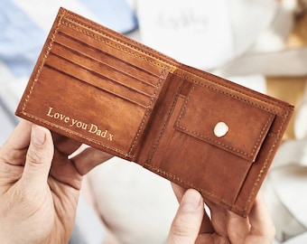 Men's Personalised Leather Wallet