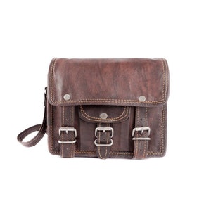 Personalised Womens Small Leather Satchel image 4