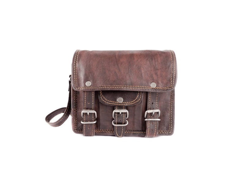 Personalised Womens Small Leather Satchel image 4