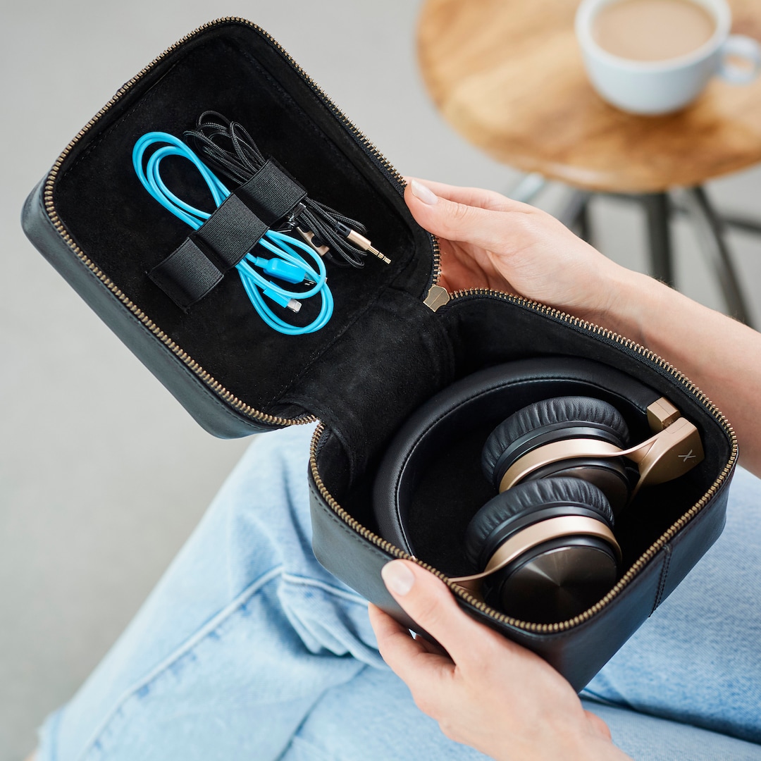 Personalised Leather Tech Storage Box | Christmas Gift for Teen or Tech ...