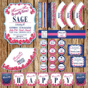 Mamma Mia Party Suite, Mamma Mia Party Decor, Birthdays, Bridal Showers, Baby Showers. DIGITAL ITEM
