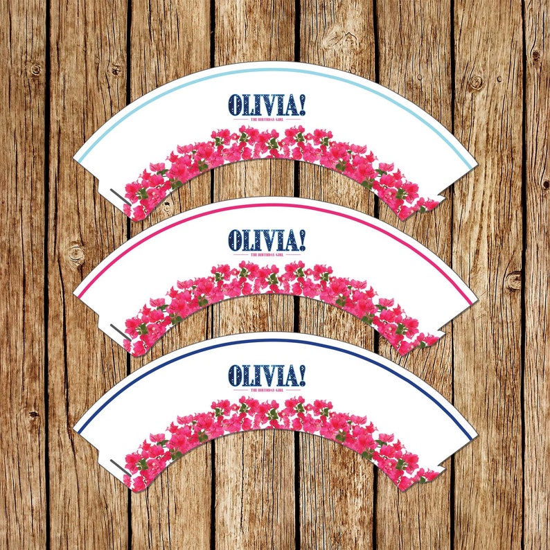 Mamma Mia Cupcake Wrap Mamma Mia Party Decor Birthdays | Etsy
