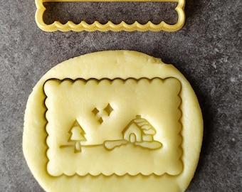 Village Shortbread Cookie Cutter | Designed and made for you
