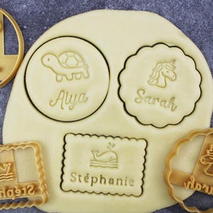 Tagliapasta con forma, testo e motivo personalizzabili - Tema animali