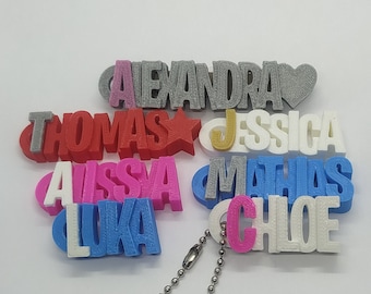 Custom Keychain - 2 Colors - Model 2