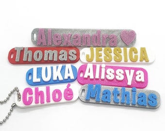 Custom Keychain - 2 Colors - Model 1
