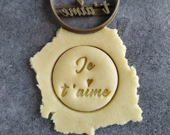 &quot;I Love You&quot; Cookie Cutter - Round | Designed and Made for You
