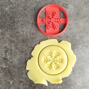 Round cookie cutter Snowflake | Designed and manufactured in France