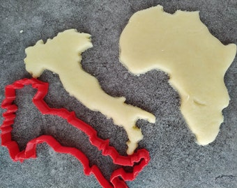 Country or island cookie cutter of your choice - Simple outline | Designed and manufactured in France