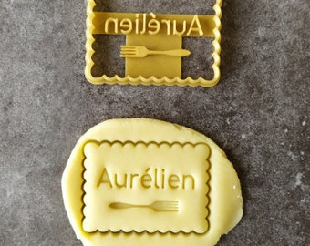 Emporte-pièce petit beurre Fourchette| Conçu et fabriqué en France