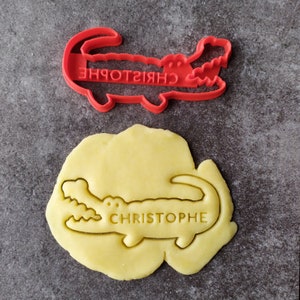 Tagliapasta a forma di coccodrillo - personalizzabile con il nome | Progettato e prodotto in Francia
