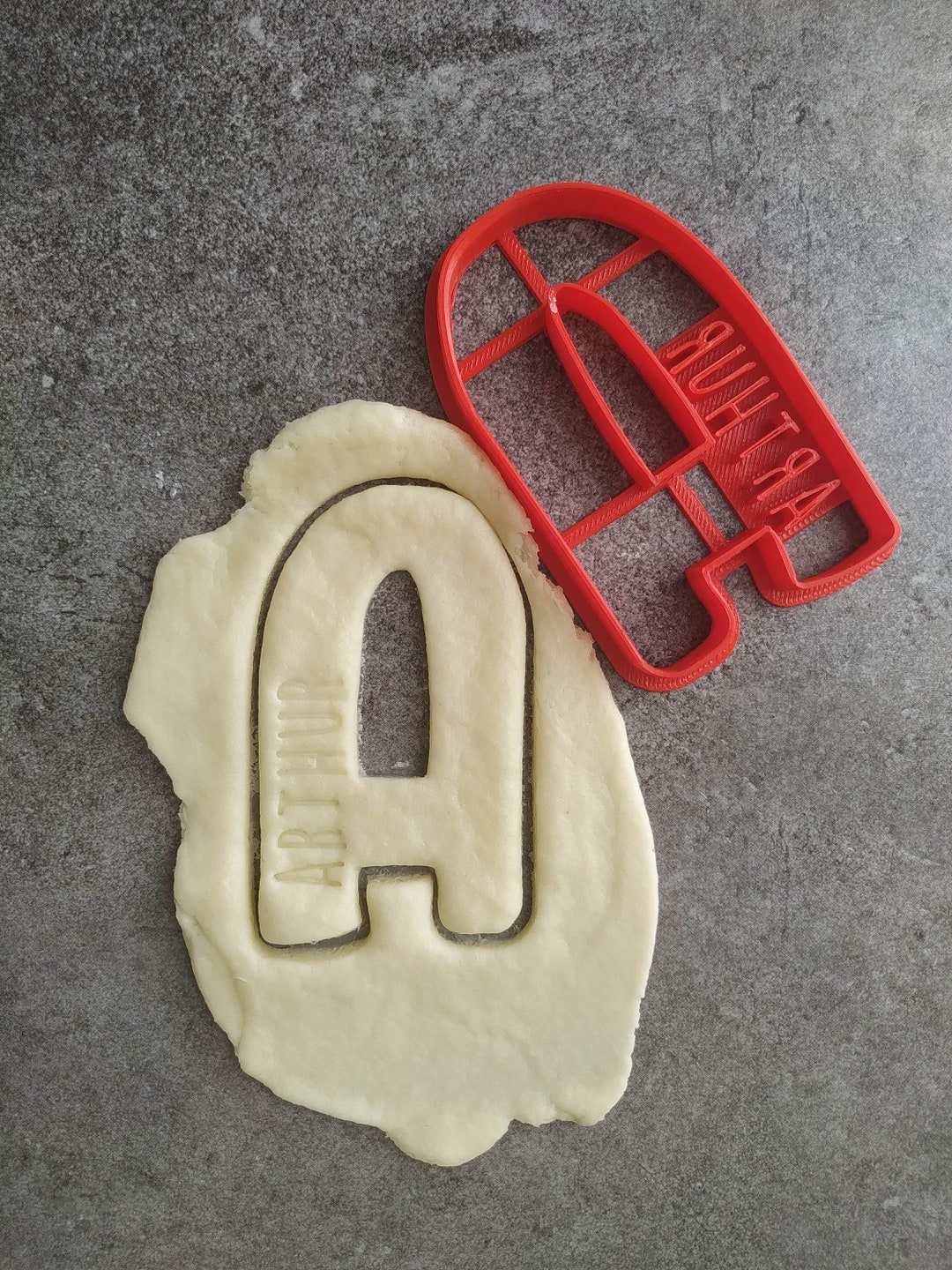 Alphabet Letter Cookie Cutter With or Without a Customizable Etsy