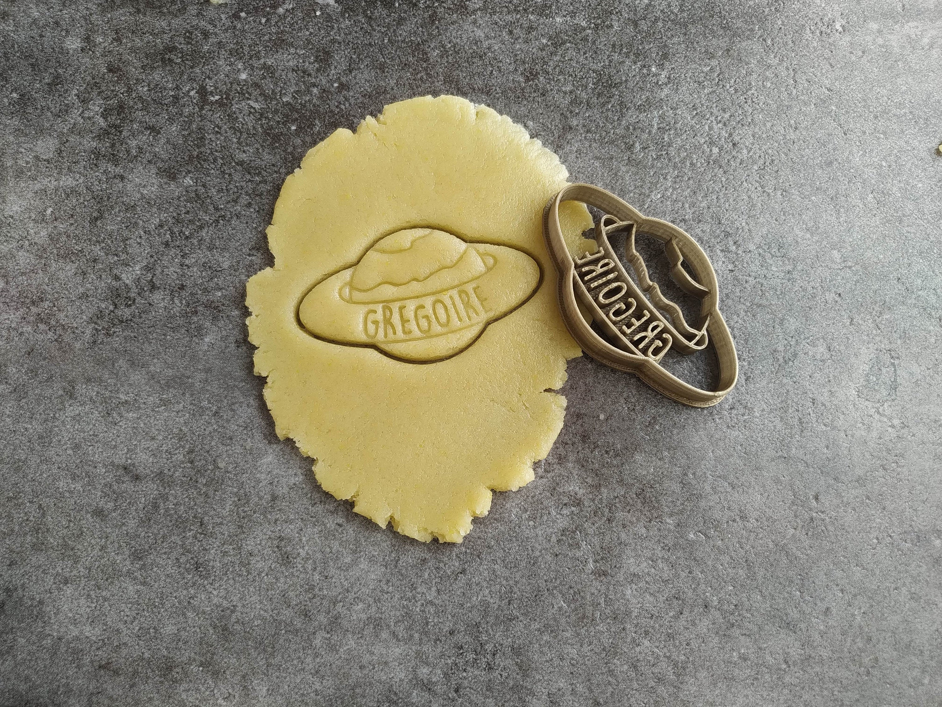 Emporte-Pièce Planète - Personnalisable avec Prénom | Conçu et Fabriqué en France