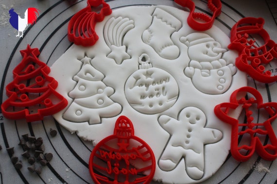 Cookie Cutter Set Christmas Theme Designed and | Etsy