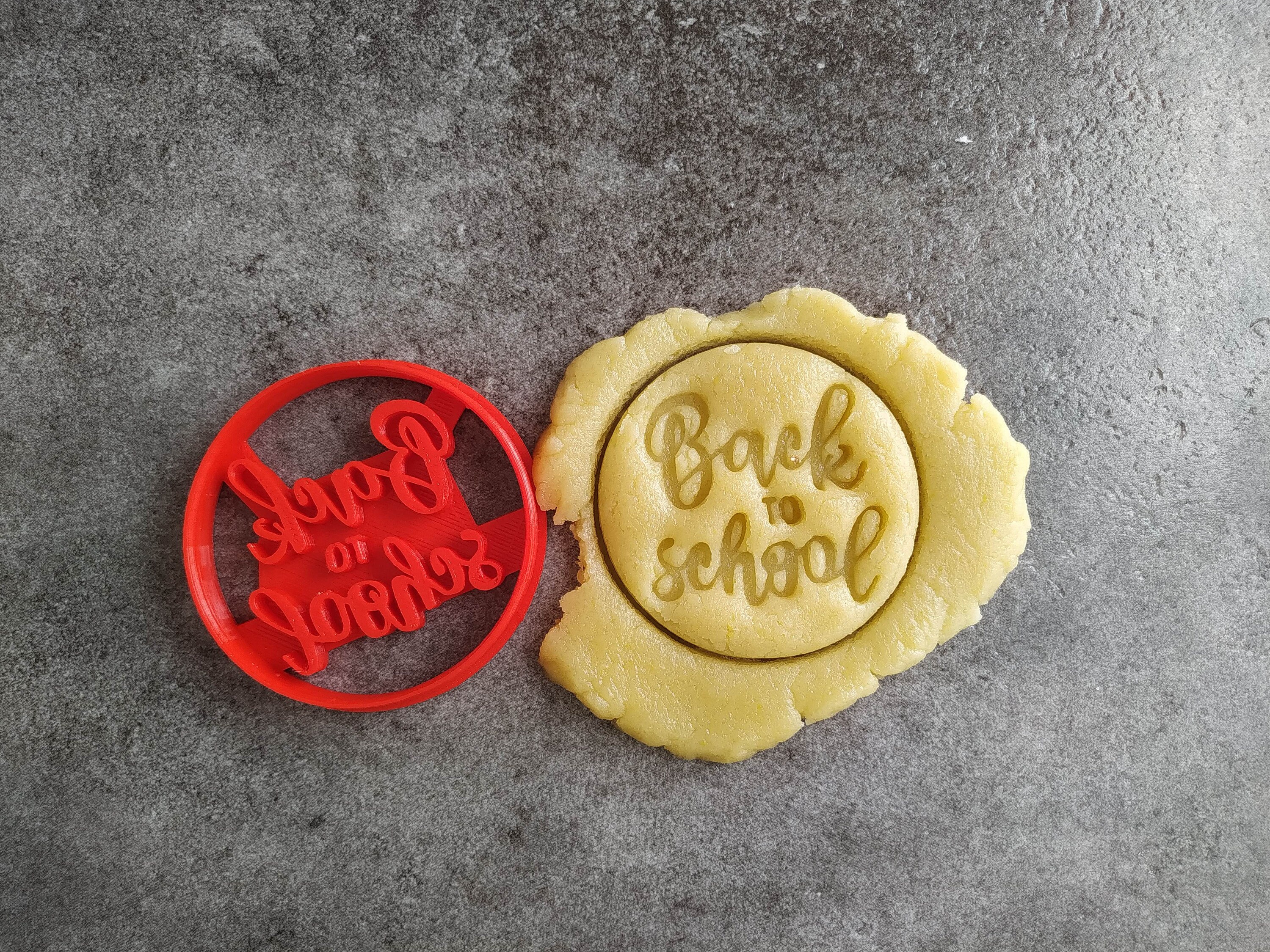 Emporte-Pièce Back To School - Rond Thème Rentrée Scolaire | Conçu et Fabriqué en France