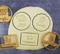 Cookie cutter with customizable shape, text and pattern - Animal theme product logo
