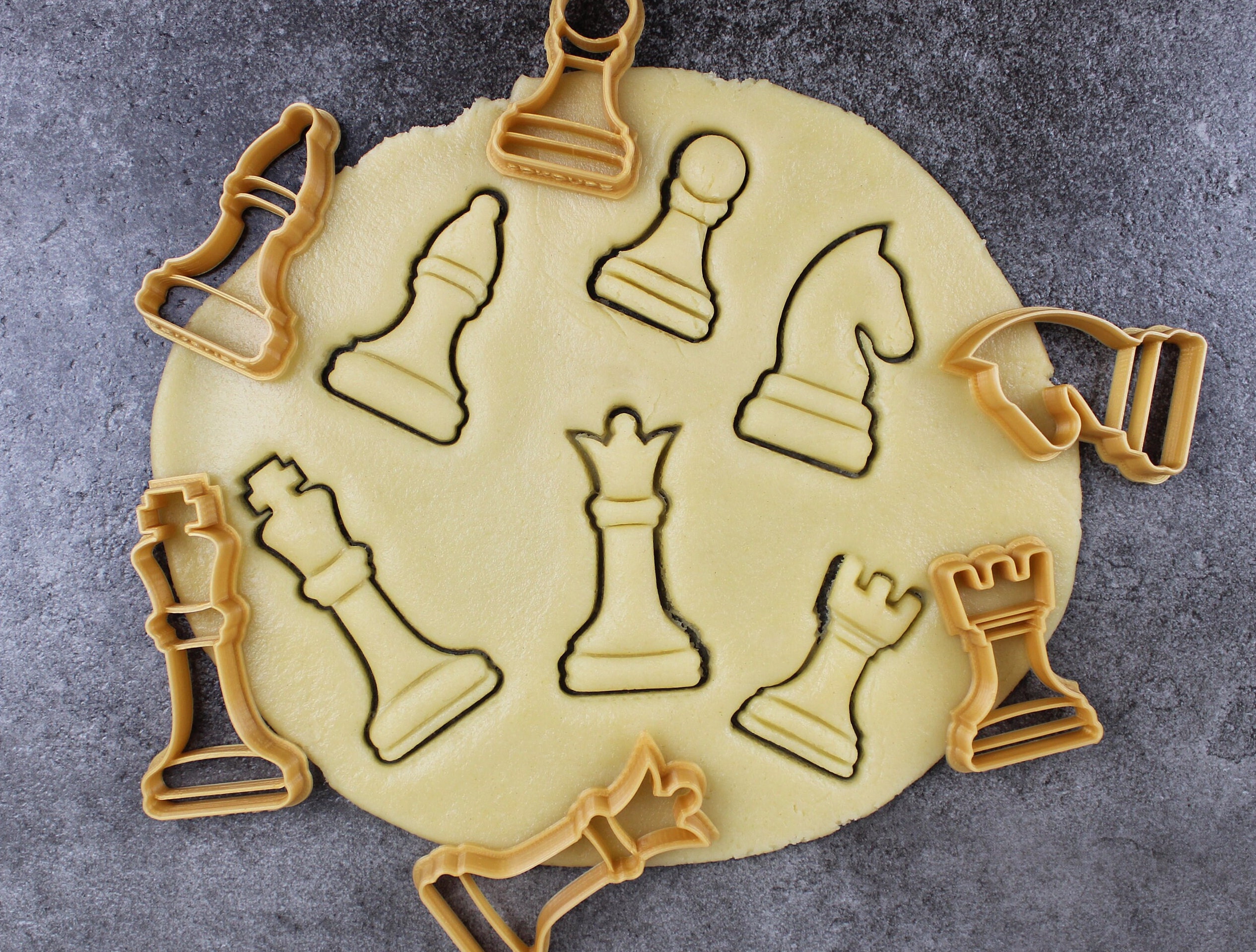 Chess-themed Cookie Cutters: Complete Set - Etsy