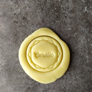 Geometric decoration cookie Customizable with first name Designed and manufactured in France image 3