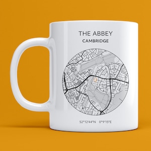 Cambridge United mug: The Abbey map