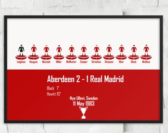 Aberdeen 1983: Subbuteo prent